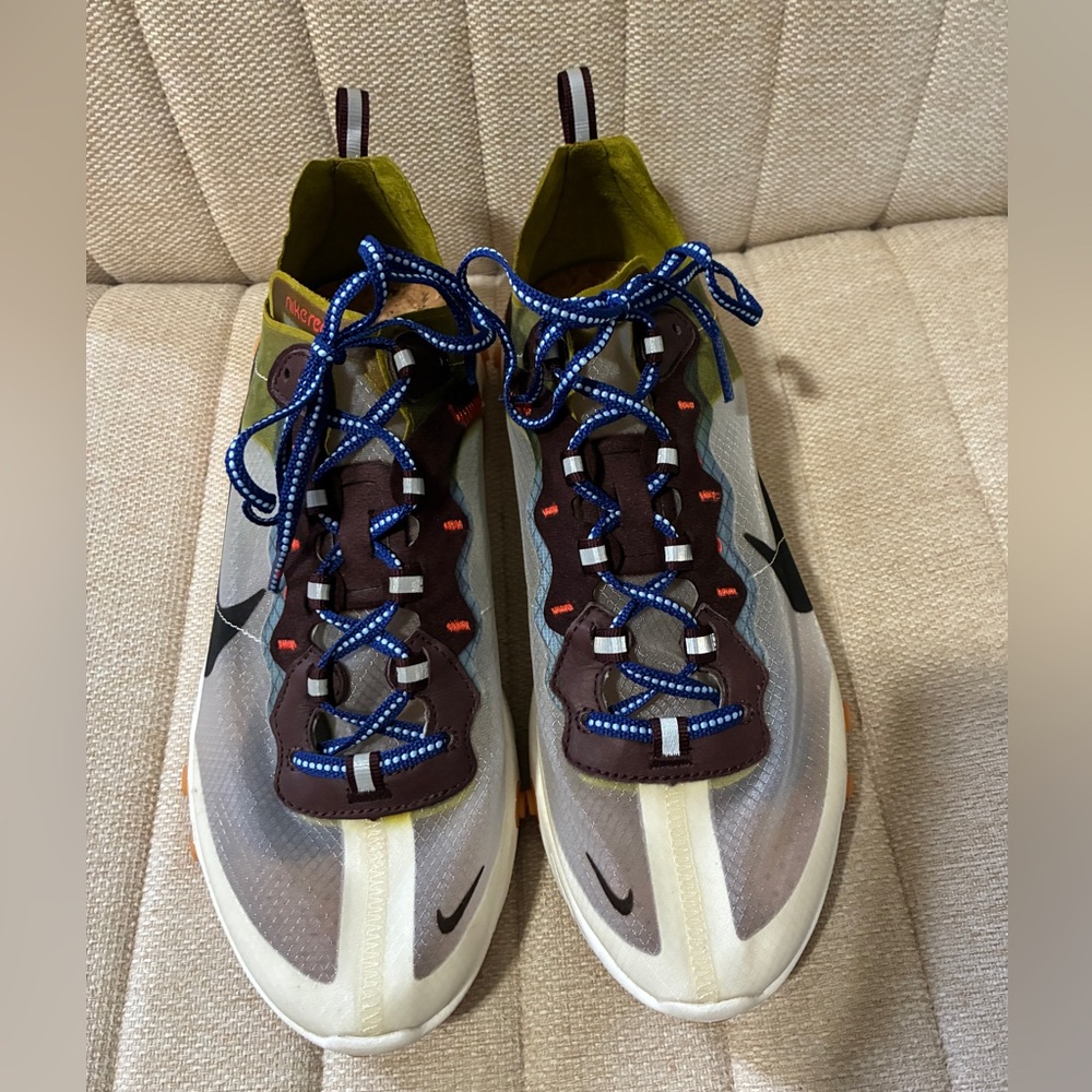 Nike Athletic Shoes - Olive, Blue, and Orange - Picture 7 of 9